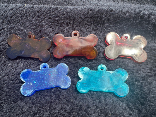 Large custom dog tags resin